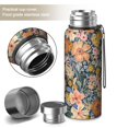 thumbnail image 2 of 20 Oz Pioneer Flower Coffee Tumbler Double Wall Insulated Stainless Steel Water Bottle | Metal Reusable Thermoses Flask with Cup Cap | Leak & Sweat Proof with Anti-Dust Lid, 2 of 7