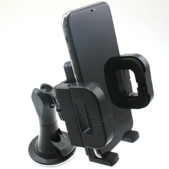 Windshield Car Mount for OnePlus Nord N200 5G Phone - Holder Glass Cradle Swivel Dock Suction D9P