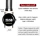 thumbnail image 4 of Correa de reloj de malla de acero inoxidable Uxcell de 22 mm, correa de metal de liberación rápida ajustable con hebilla magnética para hombres y mujeres, negra y blanca, 4 of 7