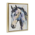 thumbnail image 2 of Stupell Industries Contemporary Chromatic Stallion Abstraction Gold Floating Frame Canvas Art, 25 x 31, by Svetlana Aleynikova, 2 of 8