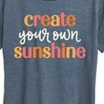 thumbnail image 3 of Instant Message - Create Your Own Sunshine - Women's Short Sleeve Graphic T-Shirt, 3 of 6