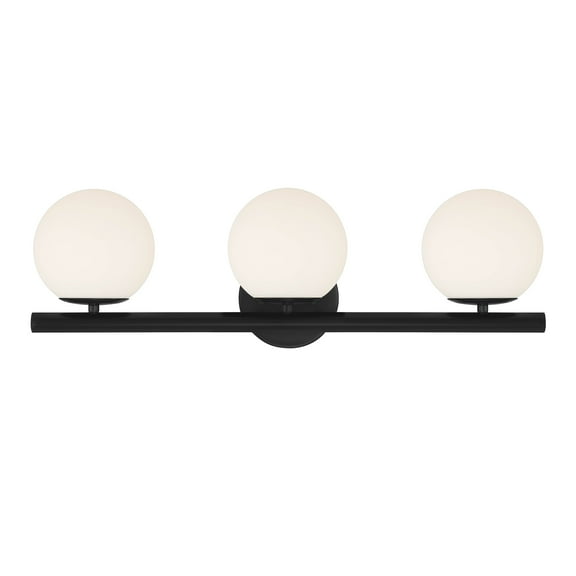 D252C-3B-MB Designers Fountain Crown Heights - 3 Light Bath Vanity In Modern Style-8.5 Inches Tall and 25 Inches Wide