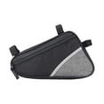thumbnail image 1 of Bolsa para cuadro de bicicleta, bolsa impermeable para bicicleta, triangular, conecta el tubo del cuadro. Gris, 1 of 9