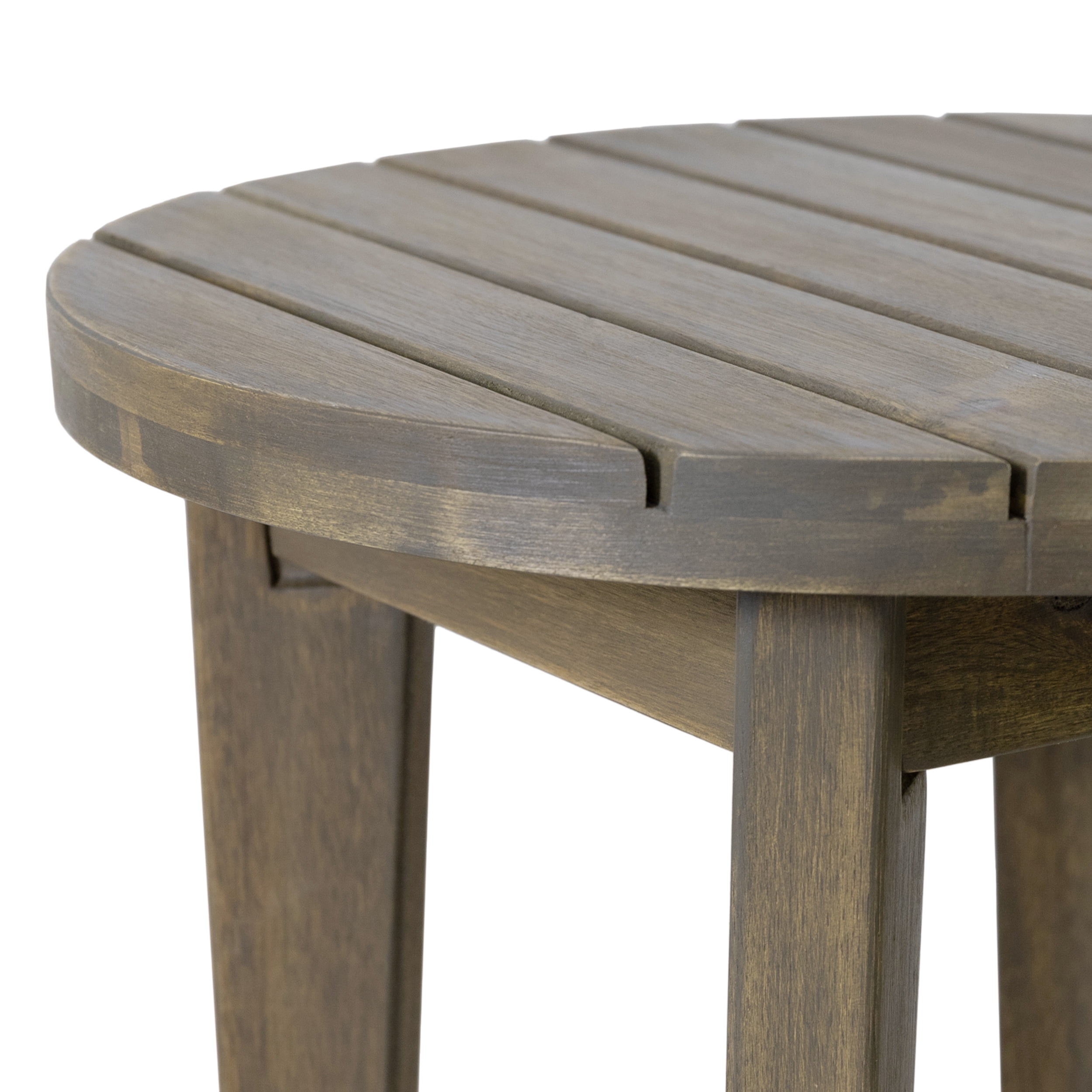Morganton Rope Weave Outdoor Chat Set, Black and Teak