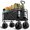 Black-560Lbs, variant on Biotree 560lbs Collapsible Folding Wagon, Heavy Duty Utility Beach Cart with 8" Wheels , Large Capacity for Camping, Beach, Shopping, Outdoor, Black