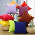 thumbnail image 2 of 15 x15 Home Room Pillowcase Solid Color Zipper Square Pillow Case Casual Soft Cushion Covers, 2 of 3