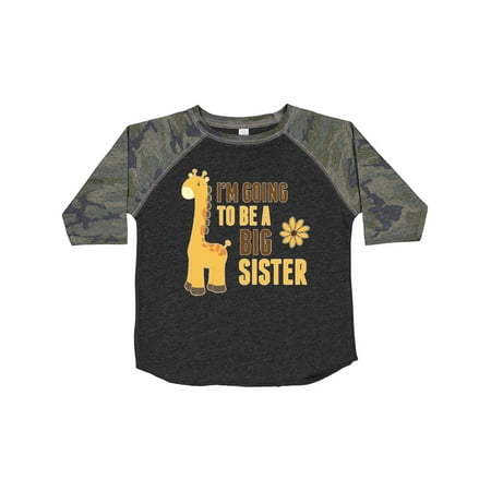 

Inktastic I m Going to Be a Big Sister Giraffe Gift Toddler Toddler Girl T-Shirt