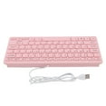 thumbnail image 1 of Wired Keyboard, USB Computer Keyboard for Laptops, PC, QWERT Layout, 78 Keys, 1 of 7