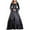 Black, variant on IROINNID Halloween Costumes For Women A-Line Dress Hooded Retro Court Dress Luxury Queen's Costume Stage Party Hooded Dress,Black