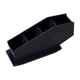 thumbnail image 1 of Porta brochas de maquillaje con 4 compartimentos, duradero, contenedor multifuncional portátil, portalápices para el escritorio del hogar., 1 of 9