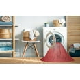 thumbnail image 2 of Ahgly Company Tapis Rectangulaire Lavable en Machine Rouge Rubis, 2 Pieds x 5 Pieds, 2 of 7
