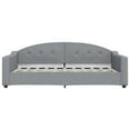 thumbnail image 5 of vidaXL Daybed with Trundle Light Grey 100x190 cm Fabric, 5 of 5
