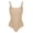 Beige, variant on Women Seamless Tummy Control Shapewear Bodysuit Lace Neck Adjustable Straps Butt Lifter Body Shaper S-2XL