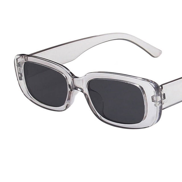 Gafas de sol rectangulares estilo Punk para mujer, lentes de sol Vintage con montura cuadrada pequeña, UV400, estilo Retro