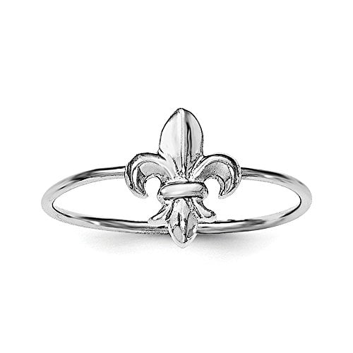 Carolina Glamour Collection Jewelry Trends Celtic Fleur De Lis Sterling Silver Band Ring Size 6
