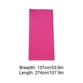 thumbnail image 2 of Hiroekza Disposable Plastic Solid Tablecloth 54x108" Rectangle - Waterproof & Oil-Proof Table Cloth for Home Kitchen Party Dining Table Decor Hot Pink, 2 of 7
