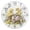 Gold Needle, variant on 10" Artistic Round Wall Decorative Desk Clock Wall Clock Home Decor Two Yellow Chicks