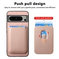 thumbnail image 3 of Magnetic 2 in 1 Detachable Wallet Compatible with Google Pixel 9 Pro XL Case, with Card Holder Faux Leather Men Women Compatible with MagSafe Phone Cover for Google Pixel 9 Pro XL, Pink, 3 of 11