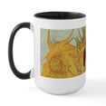 thumbnail image 2 of CafePress - Van Gogh Sunflowers Wraparound Large Mug - 15 oz Ceramic Large White Novelty Mug, 2 of 4