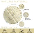 thumbnail image 1 of Floral Fabic Tablecloth,Farmhouse Flower Table Cloth,Ivory French Country Tablecover for Rectangle Tables 60 x 84,Perfect for Kitchen Dinner, Restaurant ,Holiday Picnic Party Table Cover, 1 of 1