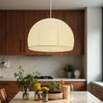 thumbnail image 5 of Nordic 18inch Hemisphercial Paper Lanterns Lampshades,Replacement Lamp Cover for Pendant Lamp, 5 of 8