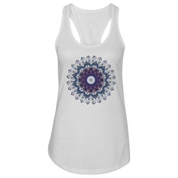Feather Mandala  Kaleidoscope Tank Women -Image by Shutterstock, Female x-Small