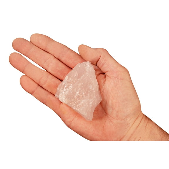 Kidz Rocks Rose Quartz Crystal 3" 8-12 oz Raw Chakra Healing Stone Rock Mineral