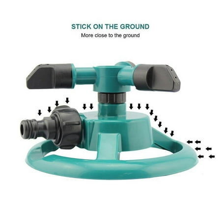 Disc Sprinkler Garden Sprinkler Irrigation Rotating Lawn Sprinkler ...