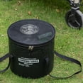 thumbnail image 4 of Collapsible Bucket with Handle, Lightweight Foldable Water Container with Mesh Pouch Multifunctional Portable Outdoor Basin Bucket for Fishing, Camping, Hiking, Backpacking, Travel, 4 of 7