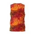 thumbnail image 2 of Rocae Autumn Leaf for Men's Basketball Jersey Lightweight and Breathable Athletic Tank Top,Quick-Drying Sports Jersey 4X-Large, 2 of 9