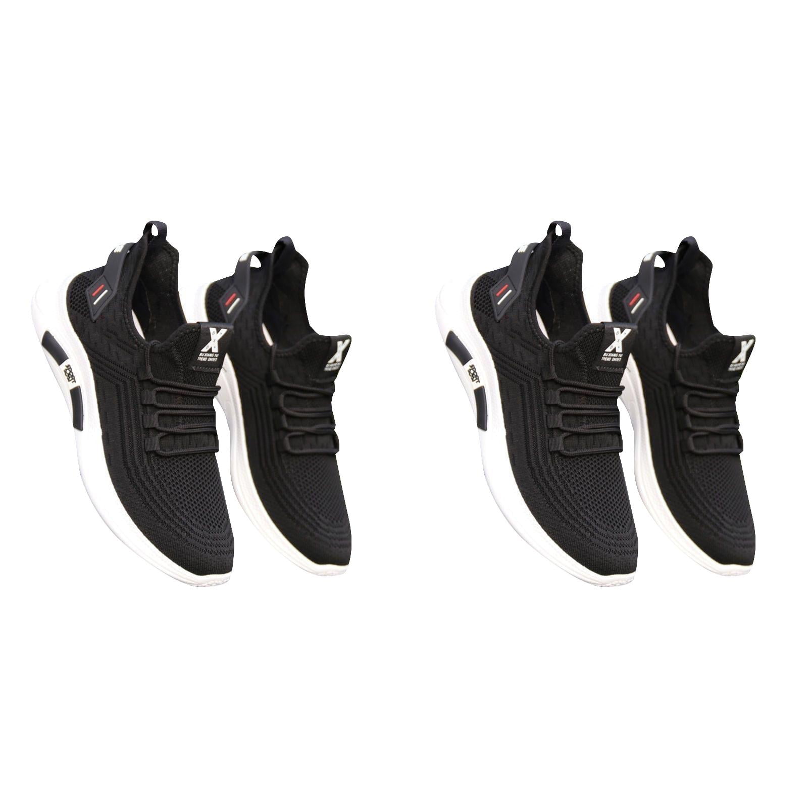 LIJCC Men's Running Shoes Ultra Lightweight Breathable Comfortable Walking Shoes Wide Toe Box Shoes Sneakers Mesh Non-Slip Diabetic Walking Gym Workout Trainer Shoes