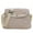 Creamy-white, variant on 2024 New Korean Lingge Nylon Shoulder Bag Fashionable Cloud Down Bag Advanced Versatile Lightweight Crossbody Small Square Bag
