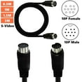 thumbnail image 3 of Mini Din 10pin Male To Female Cable Replacement 10pin Cable For Home Theater, 3 of 5