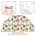 thumbnail image 4 of Sikiie Wild West Western 30-48 inches {designName} Print Christmas Tree Skirt Snowman Xmas Tree Skirt with Edge Christmas Decorations for Holiday Party-36", 4 of 7