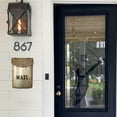 thumbnail image 4 of NACH Floating Mount Aluminum Home Address Number 7, 5 inch, Black Gunmetal, 1 Address Number, 4 of 5