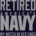 thumbnail image 3 of CafePress - US Navy Retired Not Deco - Pullover Hoodie, Classic & Comfortable Hooded Sweatshirt, 3 of 4