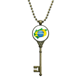 thumbnail image 1 of Elemento de cultura Brasil bandera mapa Llavero Collar Colgante Bandeja Cadena Embellecida Unbranded M, 1 of 3
