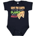 thumbnail image 3 of Inktastic Save the Earth. Its the Only Planet with Pizza. Boys or Girls Baby Bodysuit, 3 of 5