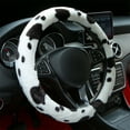 thumbnail image 5 of Tgbvmt Winter Steering Wheel Cover, Fluffy Warm and Cozy for Cars, Soft Short Lint Material for Comfort, Easy Installation, Stylish Cover for All Seasons, Perfect for Cold Weather Driving, 5 of 6
