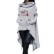thumbnail image 1 of Sudadera con capucha lisa Gibobby Sudaderas con capucha estampadas con letras de manga larga para Mujer Navidad Gris L, 1 of 5