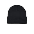 thumbnail image 2 of George Men's Arctic Cuff Knit Beanie,Black Soot, 2 of 3