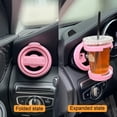 thumbnail image 4 of ABS Foldable Car Cup Holder for Air Conditioning Vents, Enhances Interior Quality, 4 of 8