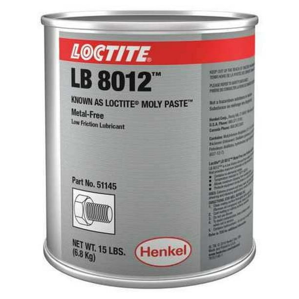LOCTITE 226801 Anti Seize,Moly Paste,MetalFree LB 8012(TM) Moly Paste