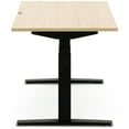 thumbnail image 2 of Allermuir Home Metal Height Adjustable Standing Desk in Oak, 2 of 4