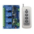thumbnail image 2 of Transmisor de interruptor de telemando inalámbrico de de 4 canales CC 12 V + receptores de 4 canales Sharpla Interruptor de Control Remoto, 2 of 6