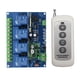 thumbnail image 2 of Interruptor de telemando Transmisor Interruptor de botón con interruptor inalámbrico Receptores de 4 canales para motor de lámpara DYNWAVEMX Interruptor de Control Remoto, 2 of 6