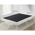 thumbnail image 5 of Mainstays 5" King High Profile Easy Assembly Smart Metal Box Spring, 5 of 10