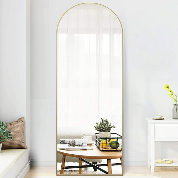 PexFix Arched Floor Mirror Full Length 65 in. x 22 in. Standing Full