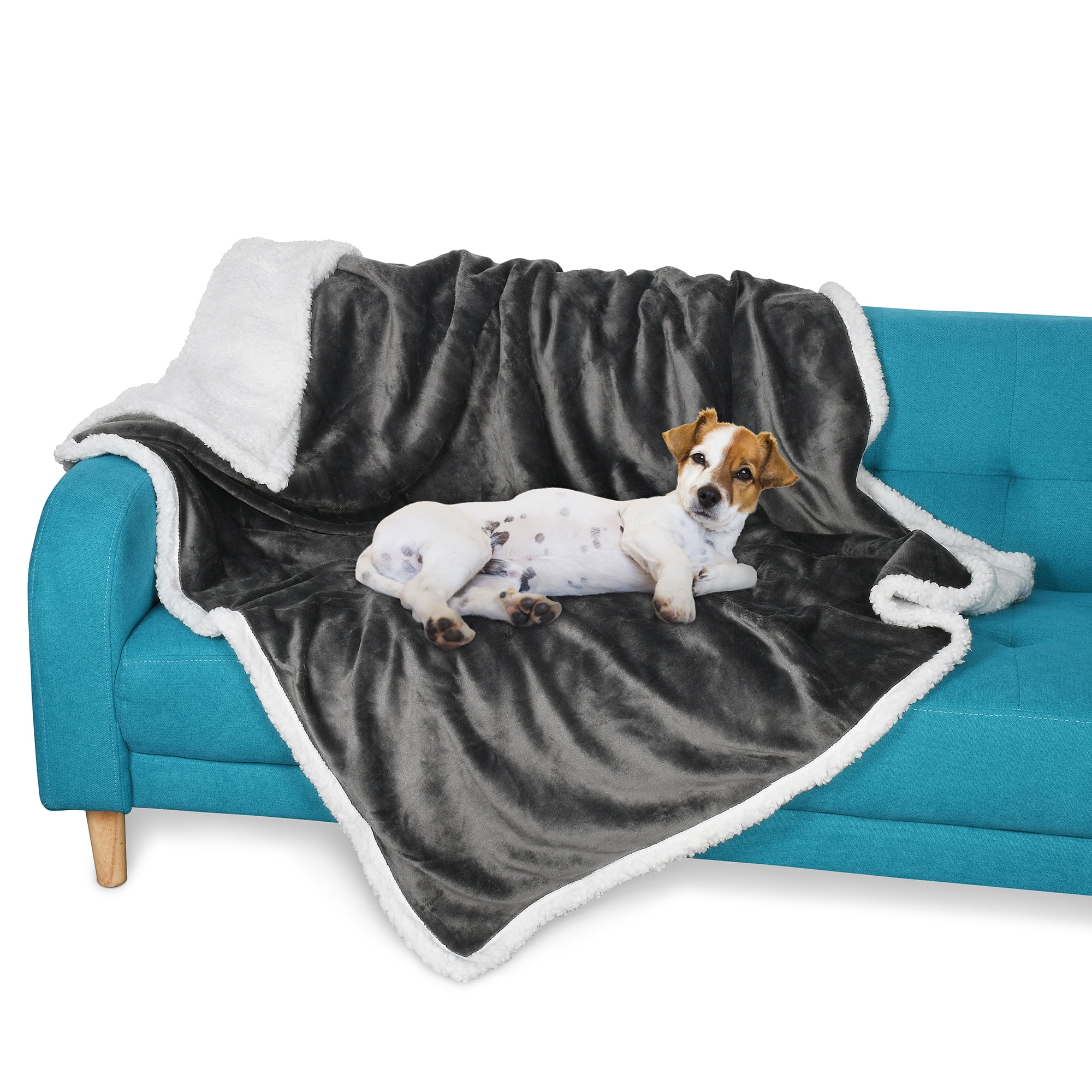 Kritter Large Dog Blanket, Super Soft Fluffy Sherpa Fleece Dog