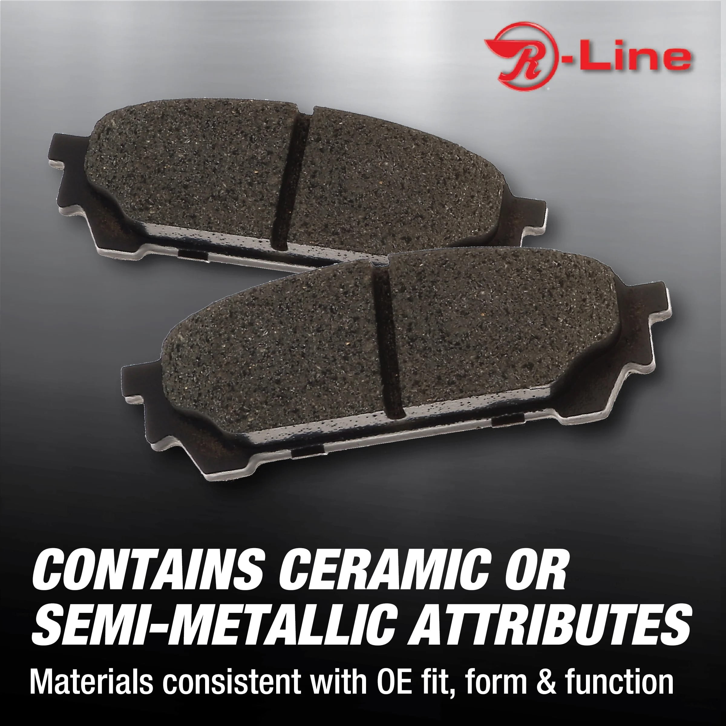 Raybestos R-Line Semi-Metallic Brake Pads Fits select: 1984-1990 DODGE CARAVAN, 1988-1990 DODGE GRAND CARAVAN